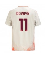 Moške Nogometnih dresov AS Roma Artem Dovbyk #11 Gostujoči 2024-25 Kratki rokavi